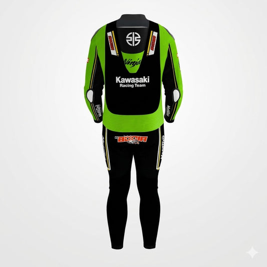 Alex Lowes 2024 Kawasaki Ninja Motorbike Race Suit Back