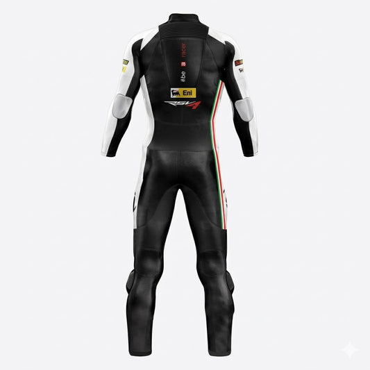 Aprilia Leon Haslam 2015 Race Leather Suit Back