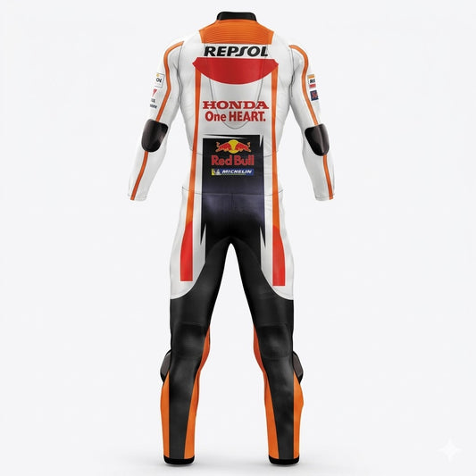 Honda Dani Pedrosa 2018 Repsol Genuine leather Motorcycle Suit Back