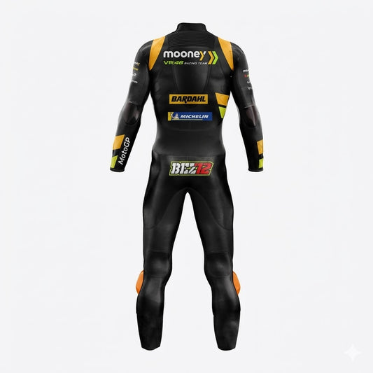 Marco Bezzecchi MotoGP 2023 Mooney VR46 Race Suit Back