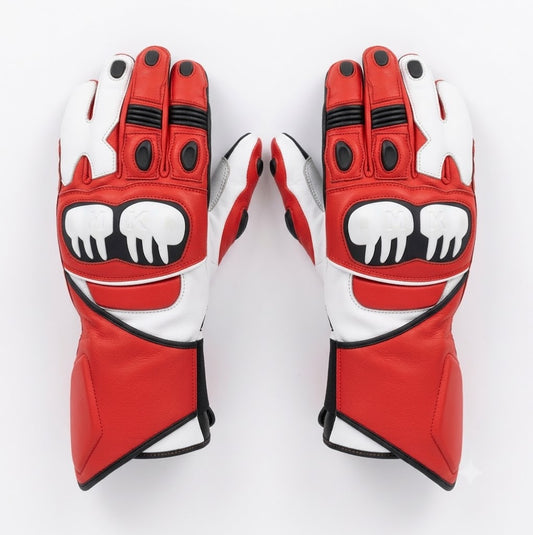 Marco Bezzechi 2015 Leather Racing Gloves