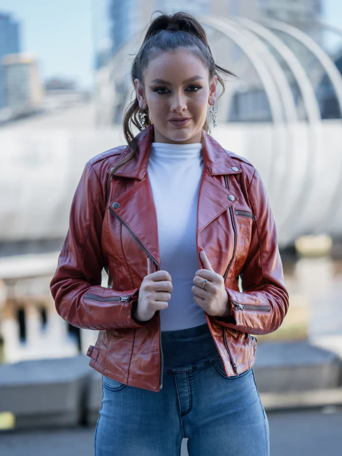 Leather Women Jackets