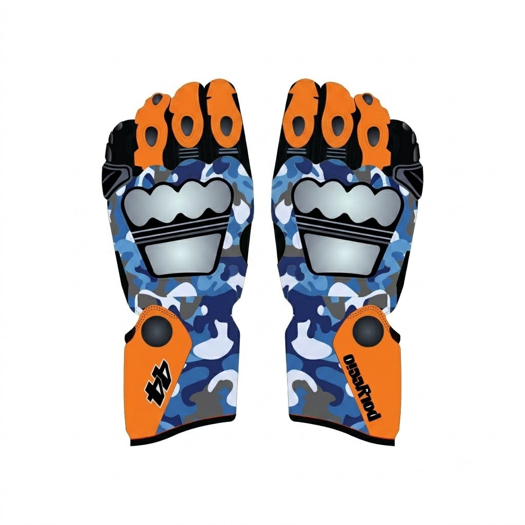 Aliex Espargaro MotoGP 2020 Leather Race Gloves
