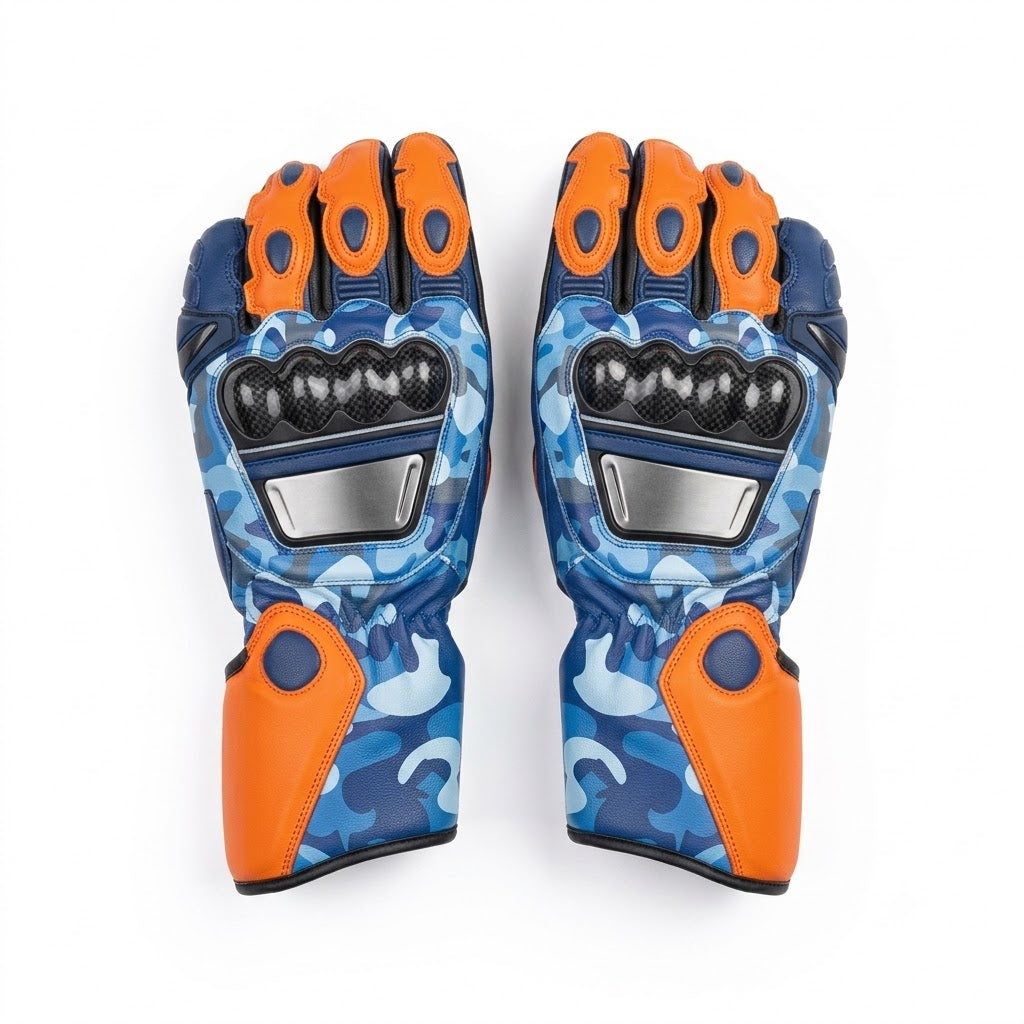 Aleix Espargaro KTM MotoGP 2019 Leather Race Gloves