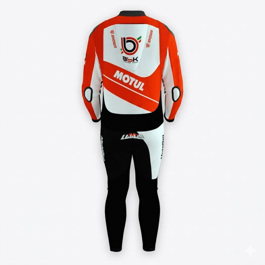 Alex Lowes Bimota Kawasaki Leather Moto Suit Back