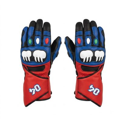 Andrea Dovizioso MotoGP 2020 Leather Race Gloves