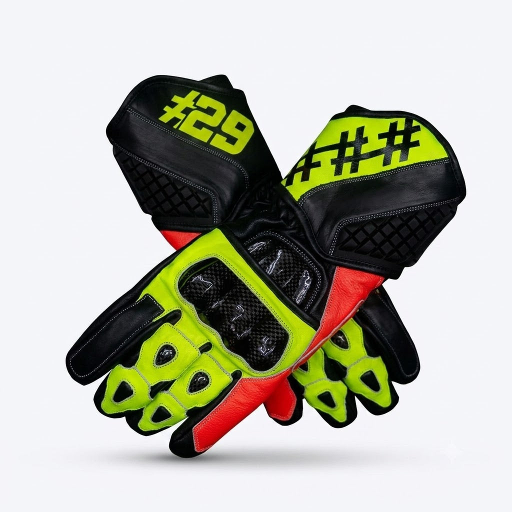 Andrea Iannone MotoGP 2020 Leather Race Gloves