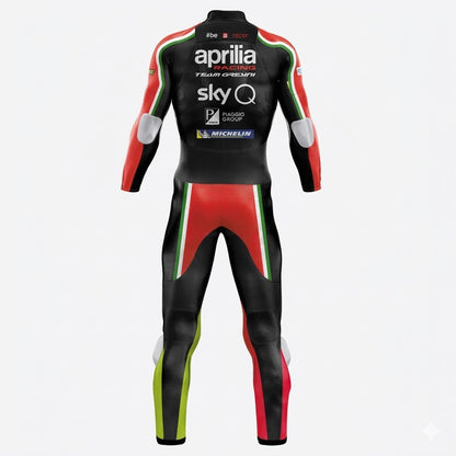 Aprilia Aleix Espargaro 2019 Race Motorcycle Suit Back