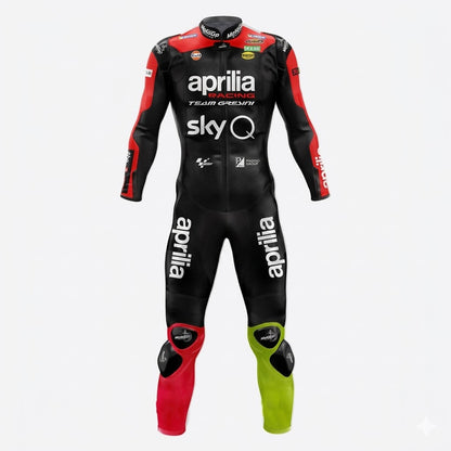Aprilia Aleix Espargaro 2019 Race Motorcycle Suit Front