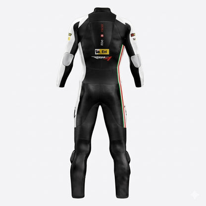Aprilia Leon Haslam 2015 Race Leather Suit Back