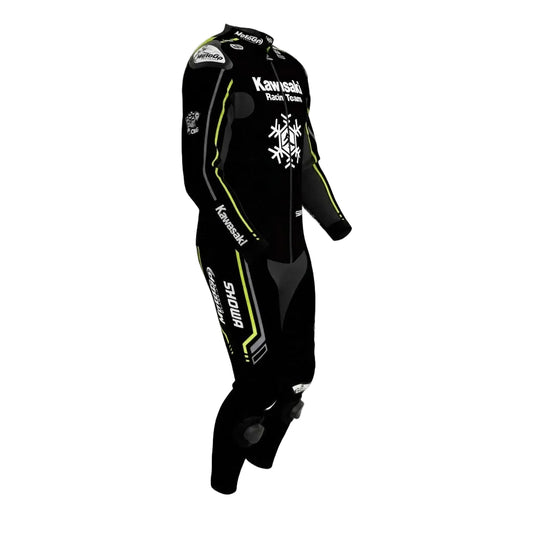 Axel Bassani Kawasaki Racing Moto Suit 2024 Side