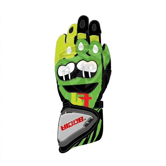 Axel Bassani WSBK 2024 Kawasaki Race Gloves