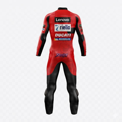 Bastianini MotoGP 2023 Ducati Racing Suit Back