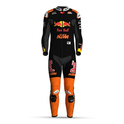 Black n Orang Jack Miller KTM Red Bull 2024 Racing Suit Front