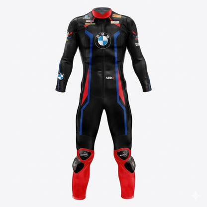 Bmw Tom Sykes 2019 Motorrad Leather Wsbk Suit Front