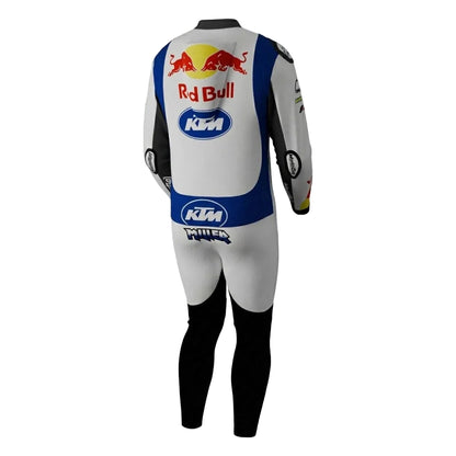 Brad Binder Red Bull KTM Racing Suit – Premium Leather MotoGP Race Suit Back