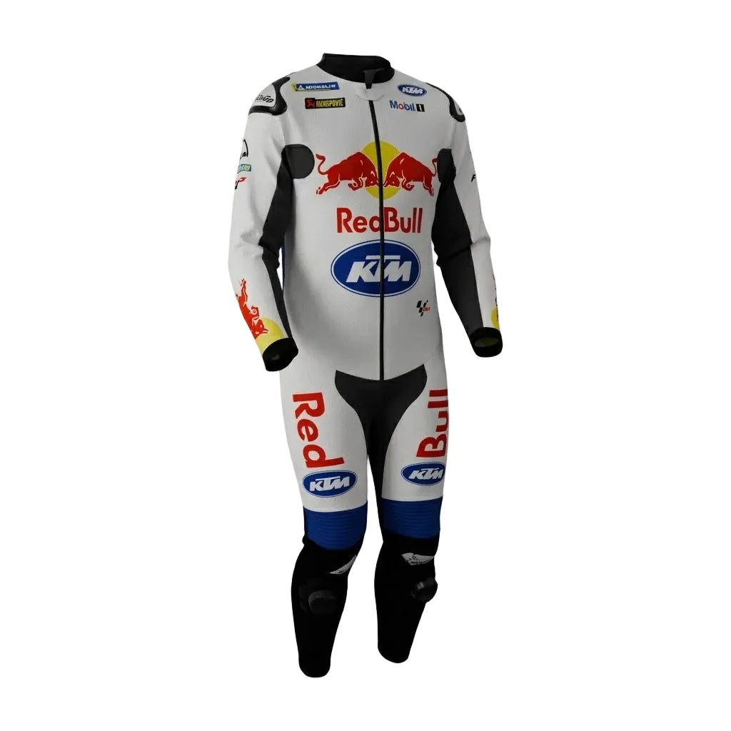 Brad Binder Red Bull KTM Racing Suit – Premium Leather MotoGP Race Suit Front