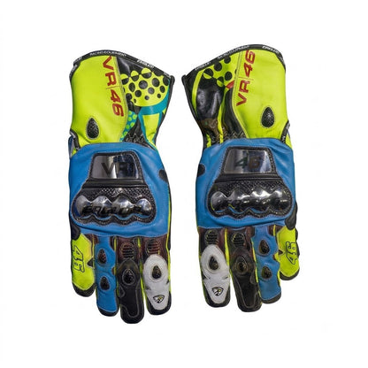 Buy Valentino Rossi MotoGP 2021 Leather Race Gloves