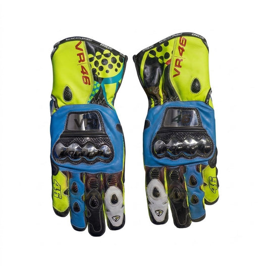 Buy Valentino Rossi MotoGP 2021 Leather Race Gloves