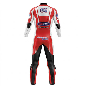 Ducati Andrea Dovizioso 2015  Leather Biker Suit Back