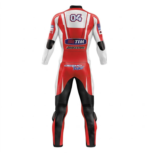 Ducati Andrea Dovizioso 2015  Leather Biker Suit Back