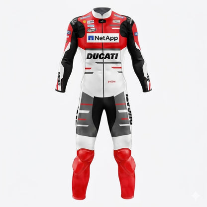 Ducati Andrea Dovizioso 2018 Genuine leather Suit Front