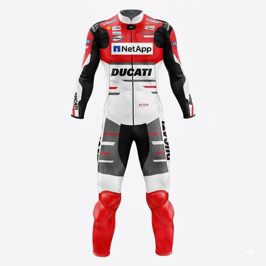 Ducati Andrea Dovizioso 2018 Genuine leather Suit Front