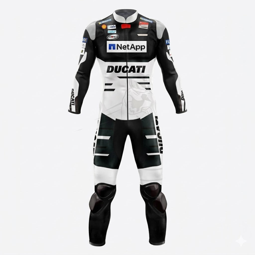 Ducati Andrea Dovizioso 2018 Racing Motorcycle Suit Front