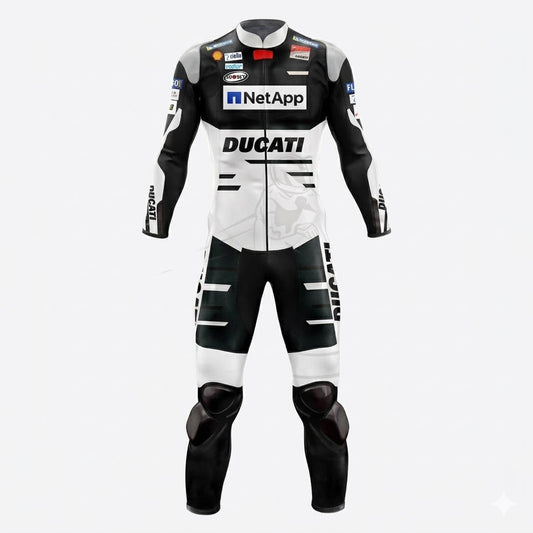 Ducati Andrea Dovizioso 2018 Racing Motorcycle Suit Front