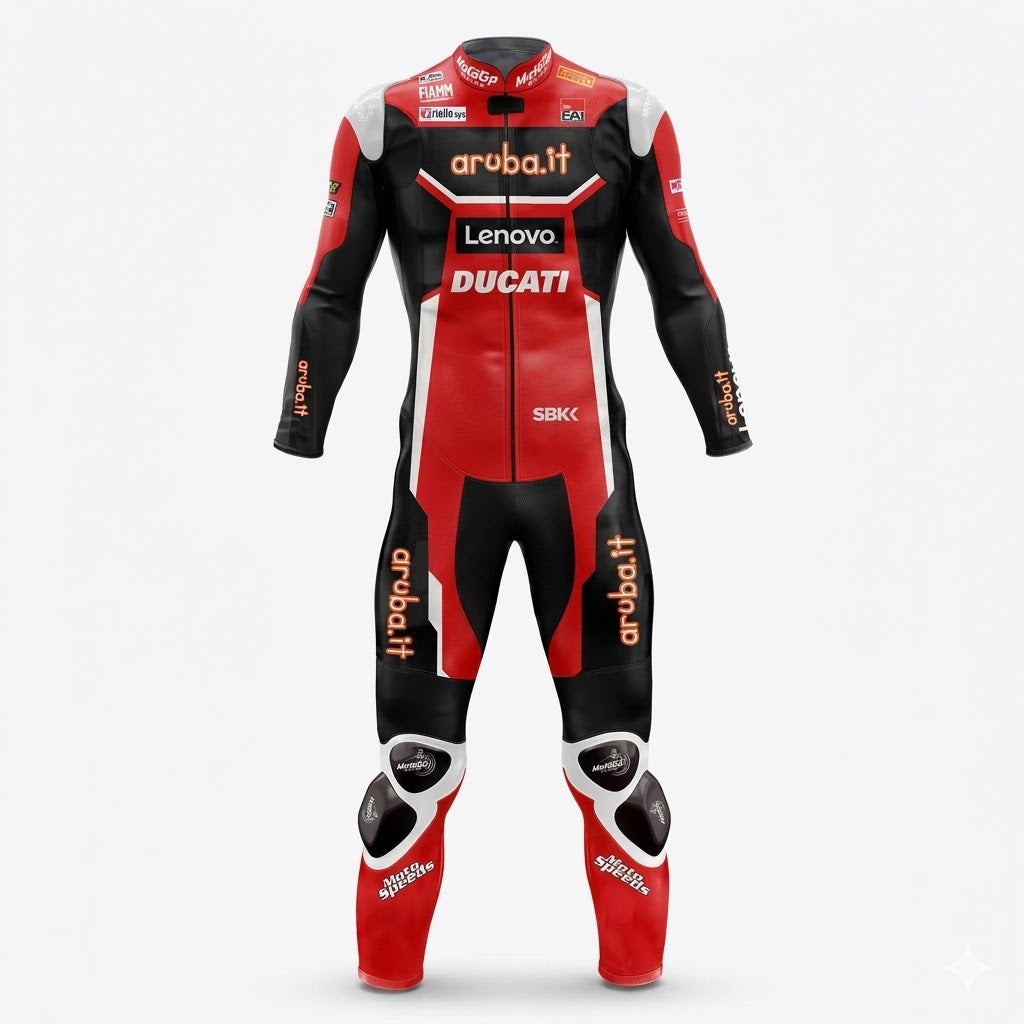 Ducati Chaz Davies 2020 Riding Suit Front