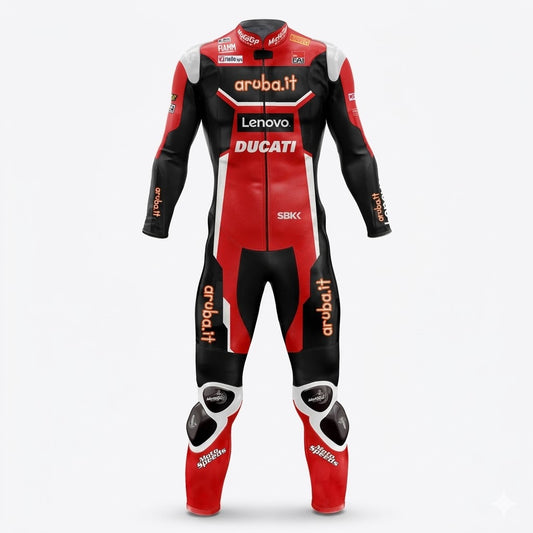 Ducati Chaz Davies 2020 Riding Suit Front