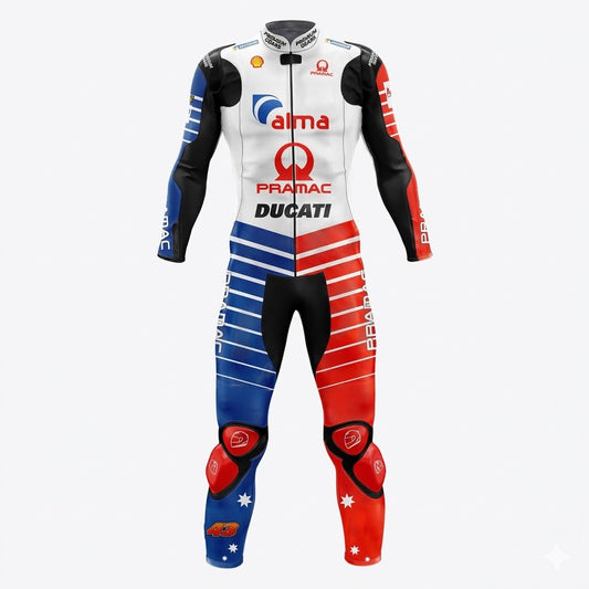 Ducati Jack Miller 2019 Race Leather Suit Front