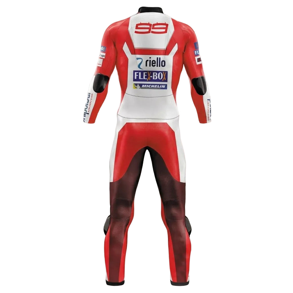 Ducati Jorge Lorenzo 2017 Leather Suit Back