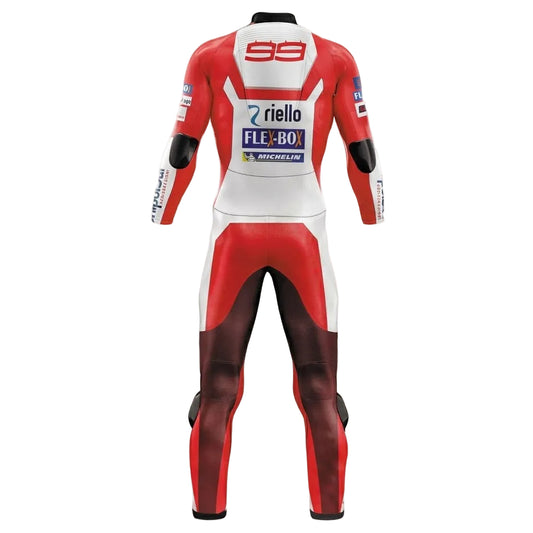 Ducati Jorge Lorenzo 2017 Leather Suit Back