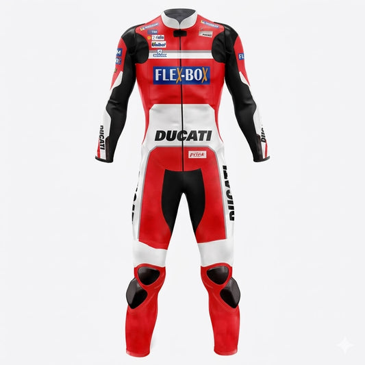 Ducati Jorge Lorenzo 2017 Leather Suit Front