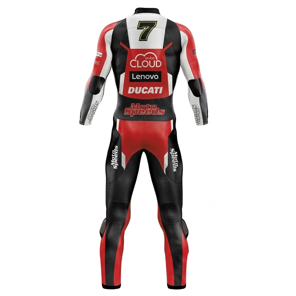 Ducati Scott Redding 2020 Motorcycle Suit Back