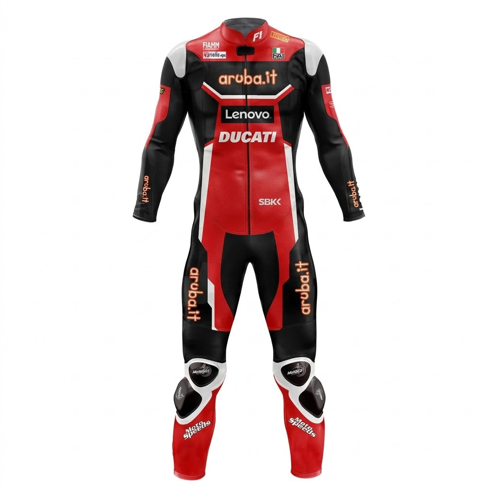 Ducati Scott Redding 2020 Motorcycle Suit Front