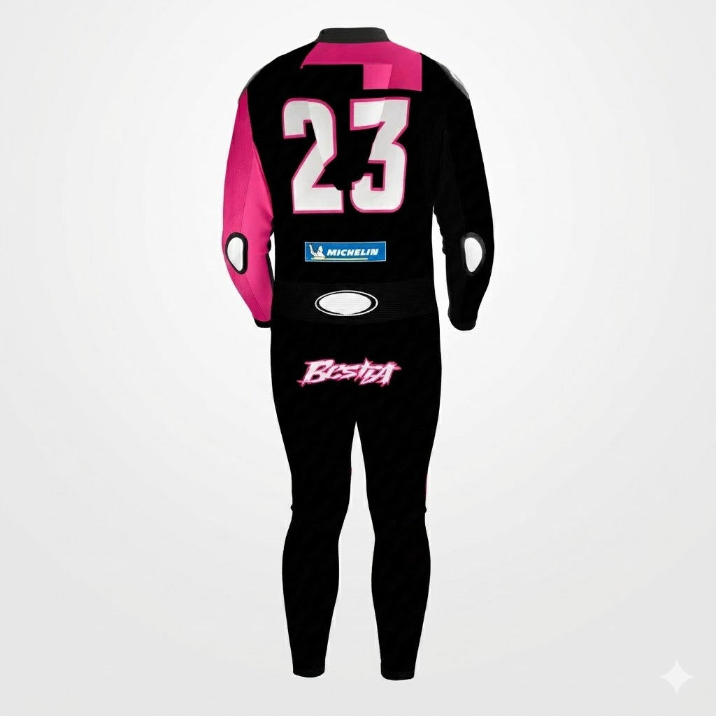 Enea Bastianini Pro Race Leather Suit 2024 Back