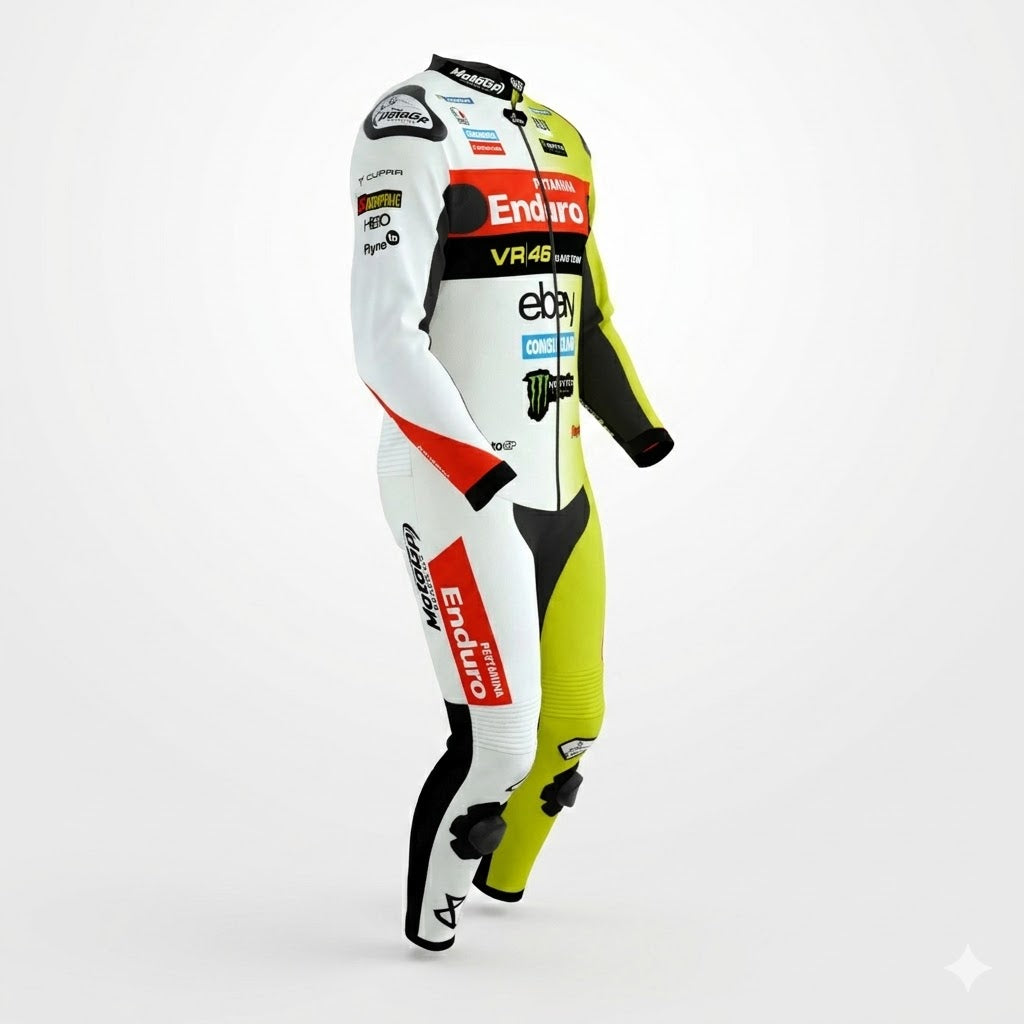 Fabio Di Giannantonio VR46 Team Ducati 2025 Motorcycle Suit side