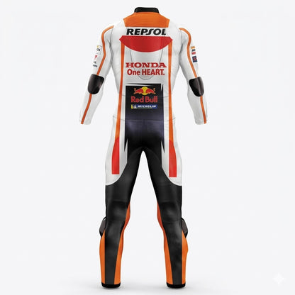 Honda Dani Pedrosa 2018 Repsol Genuine leather Motorcycle Suit Back