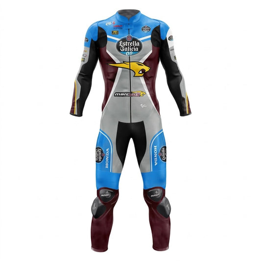 Honda Jack Miller 2017 Genuine leather Motorcycle Suit Front