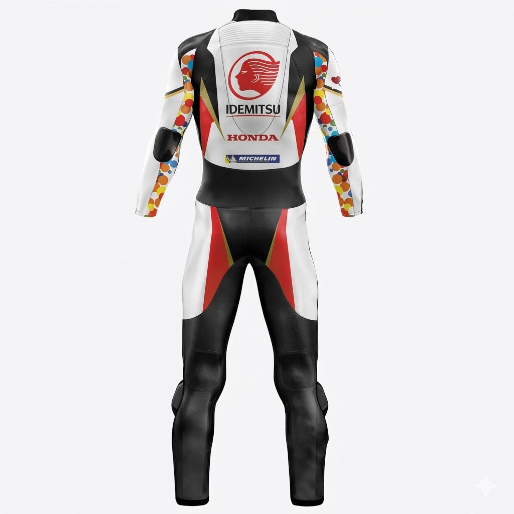 Honda Takaaki Nakagami 2019 Racing moto Suit Back