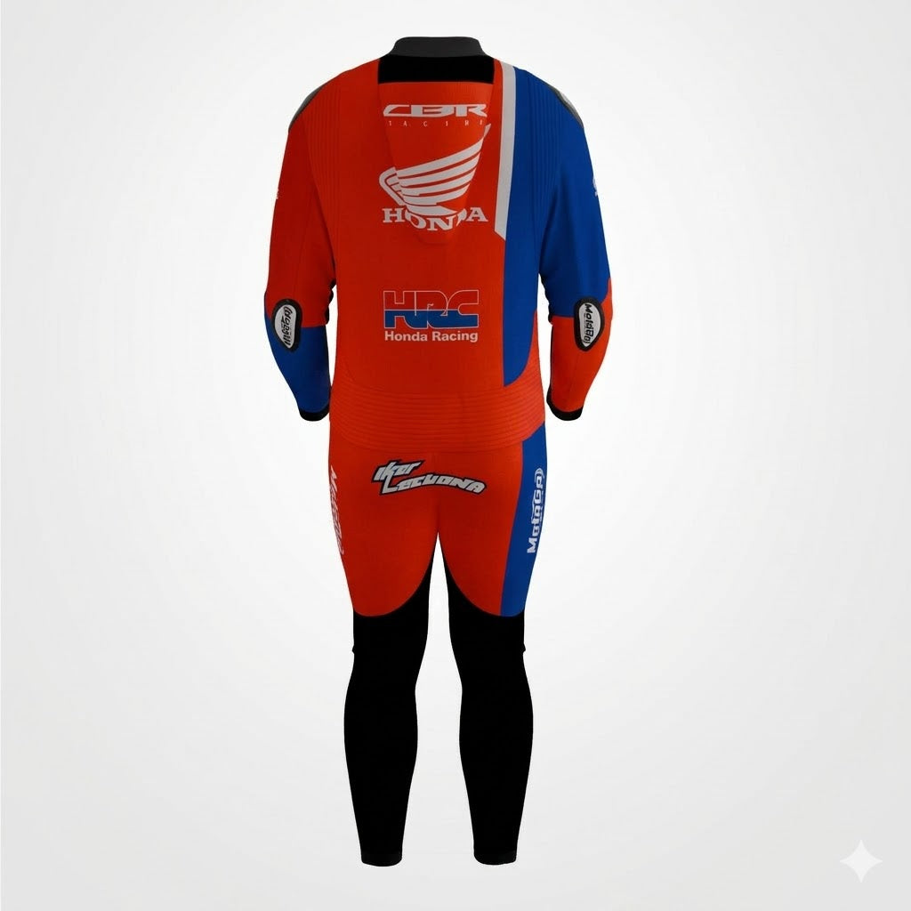 Iker Lecuona Honda Motorcycle Racing SBK Suit 2025 Back