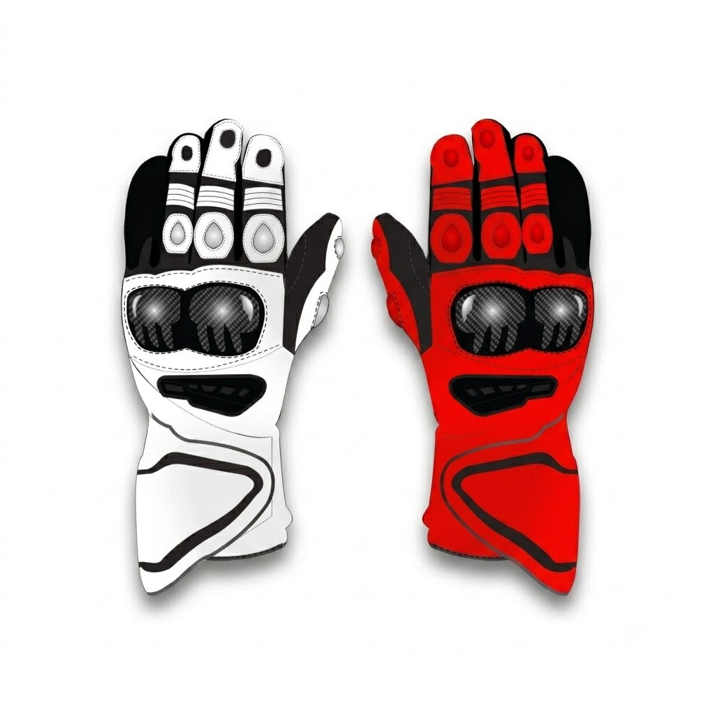 Jonathan Rea 2020 Yamaha MotoGP Leather Race Gloves