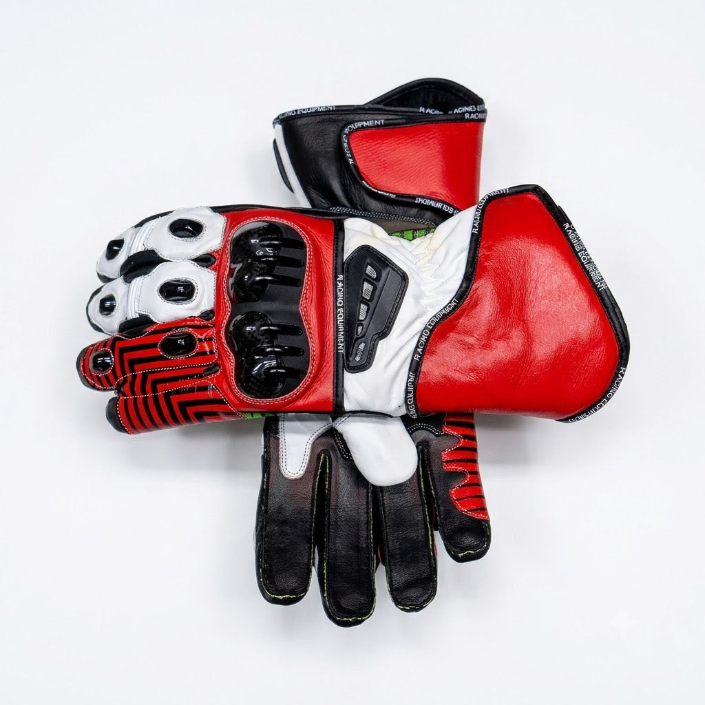 Jonathan Rea Kawasaki SBK 2020 Leather Gloves