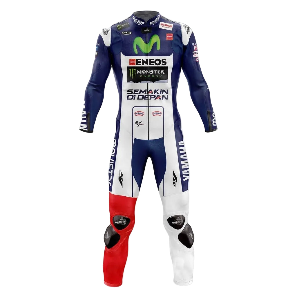 Jorge Lorenzo Leather Movistar Yamaha Suit Front