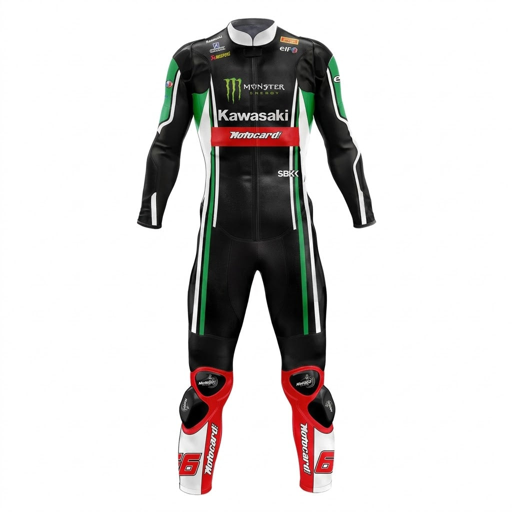 Kawasaki Tom Sykes 2015 Riding Custom Suit Front