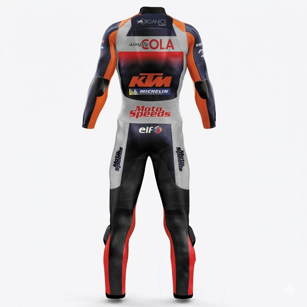 Ktm Iker Lecuona Leather Suit 2020 Motorcycle Race Back