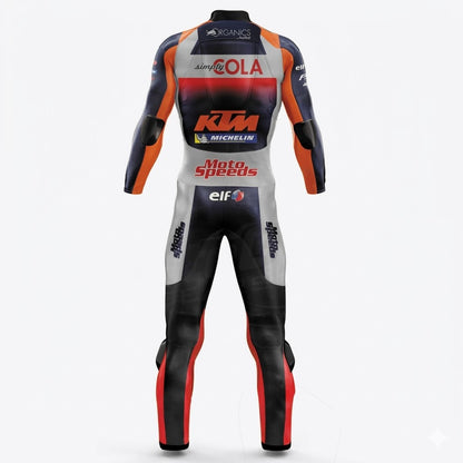 Ktm Iker Lecuona Leather Suit 2020 Motorcycle Race Back