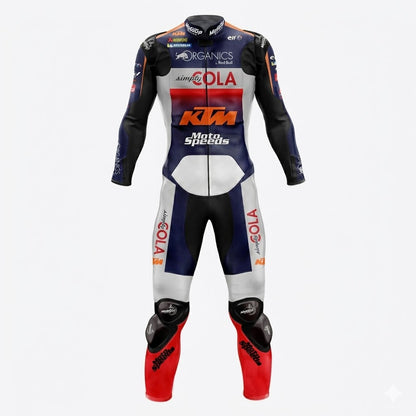 Ktm Iker Lecuona Leather Suit 2020 Motorcycle Race Front